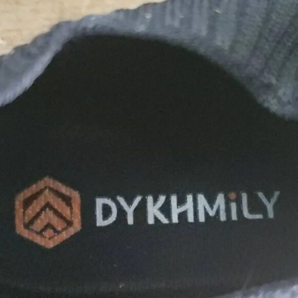Dykhmily Unisex Black Steel‎ Toe Sneakers Safety Shoes Size 8.5 Men 10.5 Women